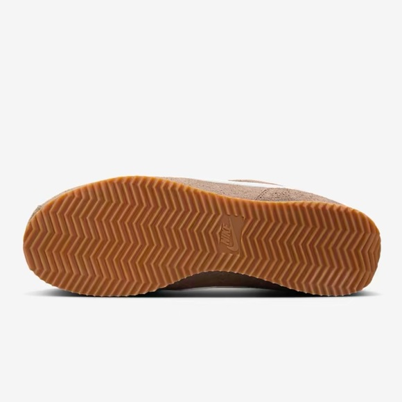 WMNS NIKE CLASSIC CORTEZ TAN BROWN VNTG KHAKI SUEDE MINK LEATHER WHITE GUM - Picture 4 of 11